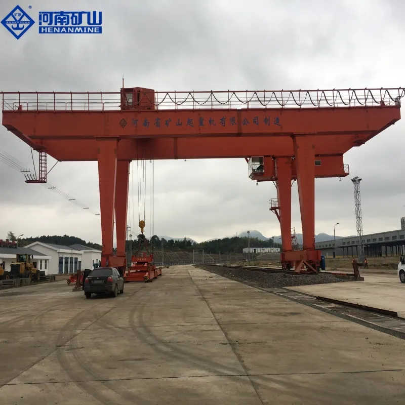 Railway Crane Rmg Model Double Beam Gantry Crane for Container Handling