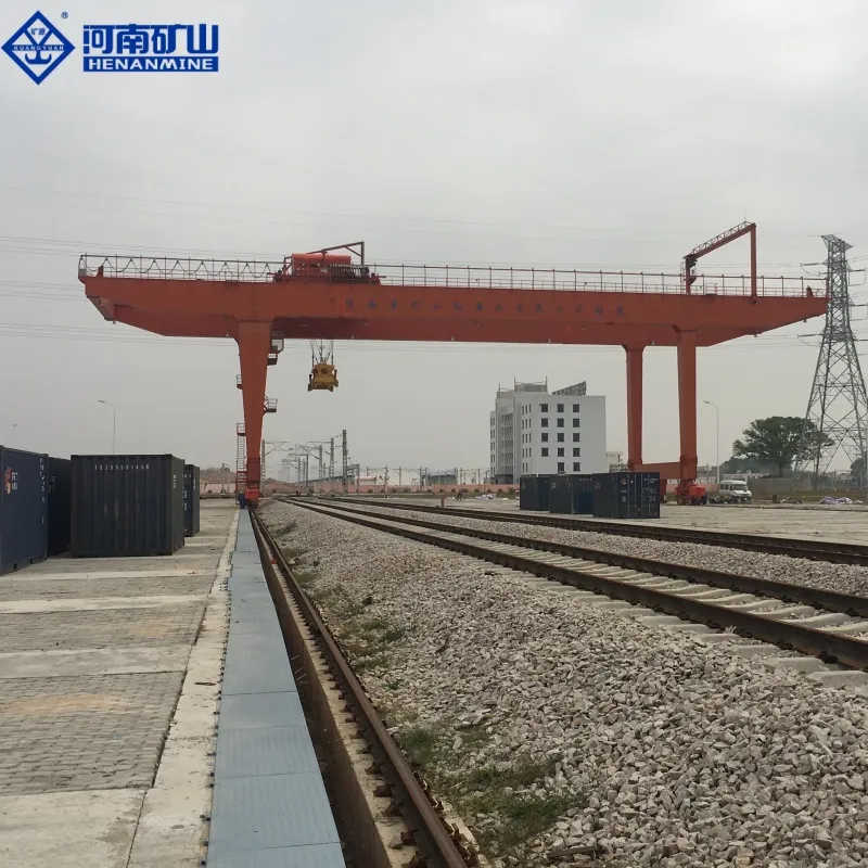 Railway Crane Rmg Model Double Beam Gantry Crane for Container Handling