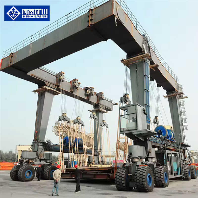 Wide Span 30 Ton Rubber Tyre Gantry Crane for Industrial Material Lifting