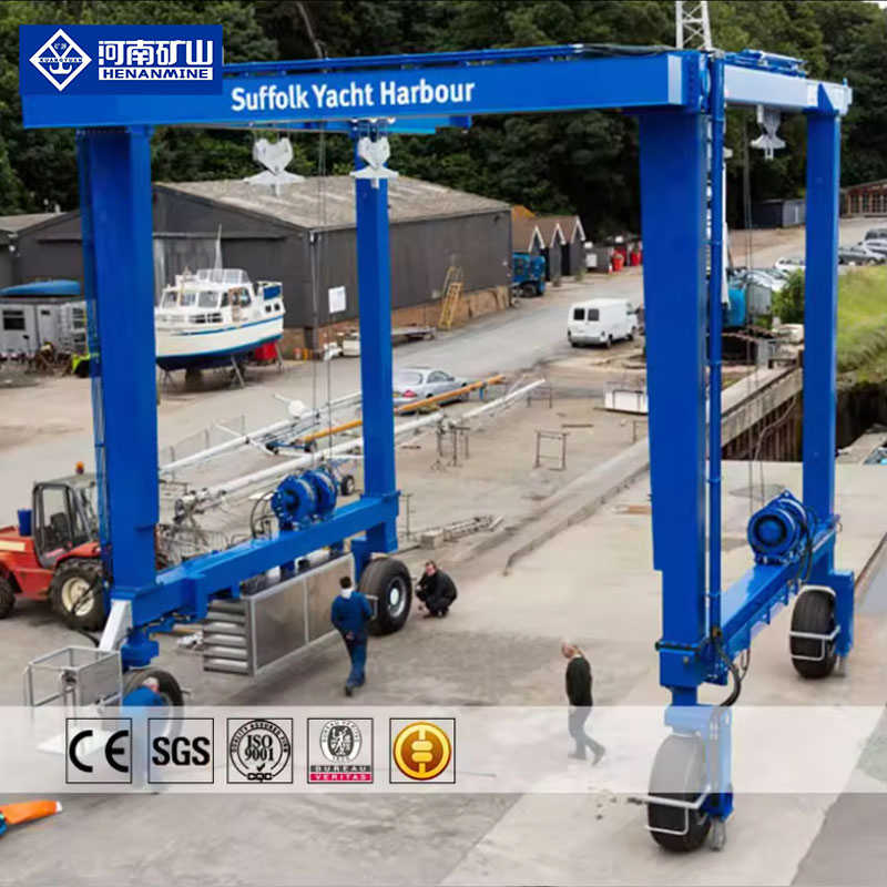 Diesel-Electric 45 Ton Rubber Tyre Gantry Crane for Heavy-Duty Yards
