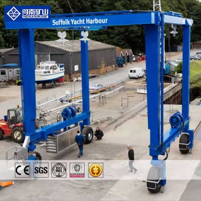 Customizable 20-50 Ton Lifting Capacity Rubber Tyre Gantry Crane (RTG)