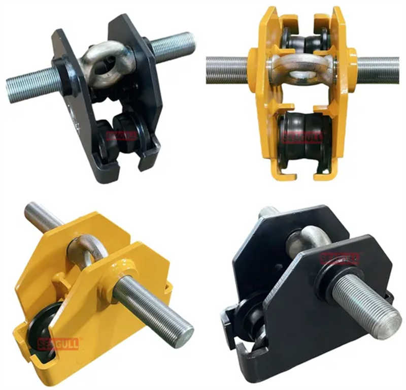 Super Fisher MP Series Push Plain Manual Trolley 2ton for Hoist