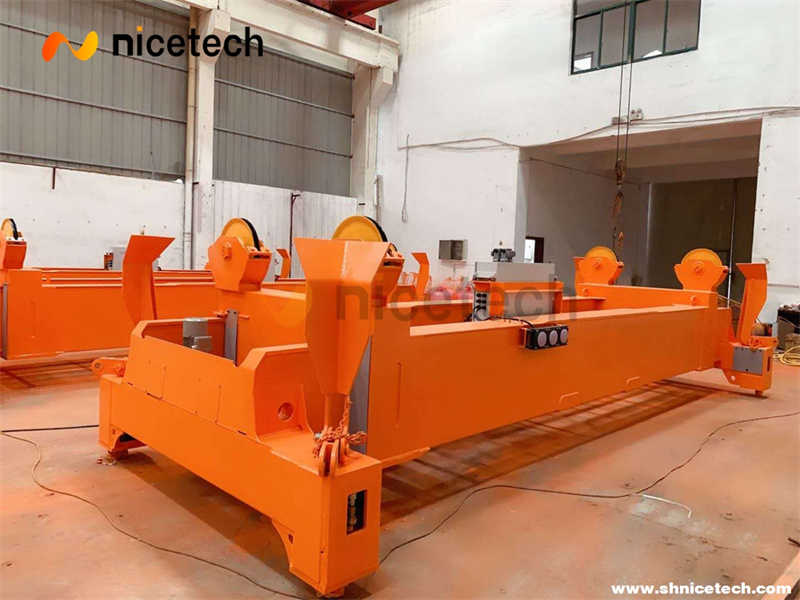 40FT I Type mechanical Twistlock Semi Automatic Container Spreader