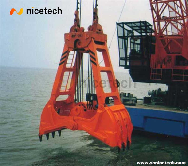 Four Ropes Clamshell Dredging Grab for Sand Mud