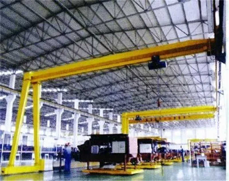 Heavy-Duty Semi-Gantry Crane, 5-50 Ton Lifting for Workshops
