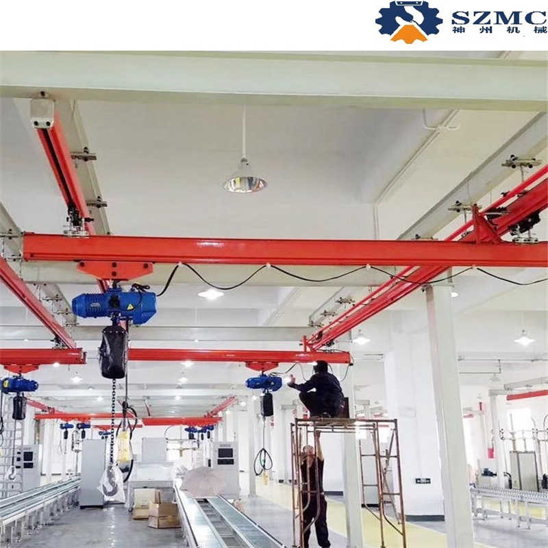 European Single Girder Suspension Crane, 1-5 Ton for German Workshops