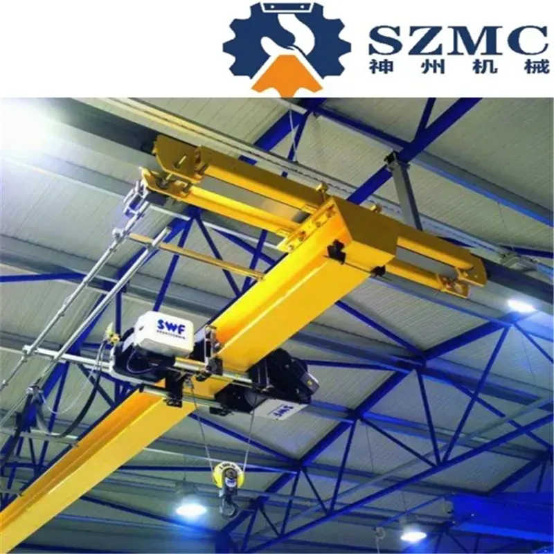 European Single Girder Suspension Crane, 1-5 Ton for German Workshops