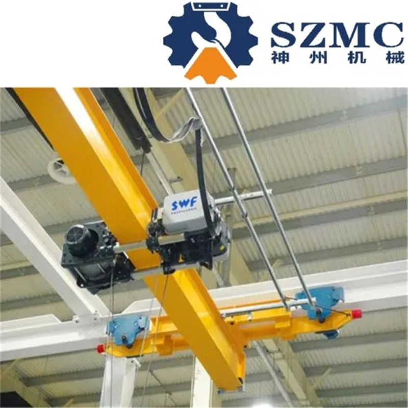 European Single Girder Suspension Crane, 1-5 Ton for German Workshops