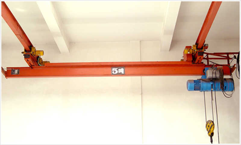 Robust Traditional Single Girder Crane with Chain Hoist for Manufacturing