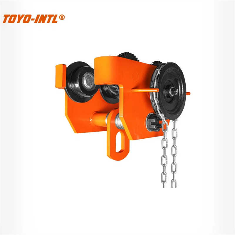 Toyo-Intl Gcl-B Type Manual Pulling Geared Trolley 2 Ton X 3m