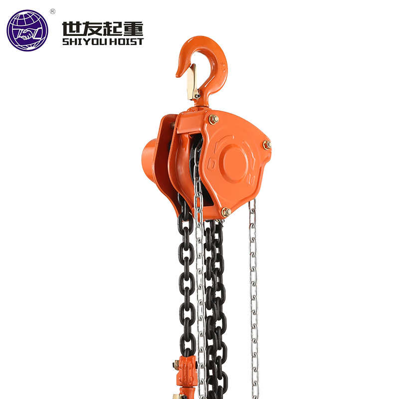 Durable Manual Lifting Construction Chain Block 2 Ton / Hoist Round Type