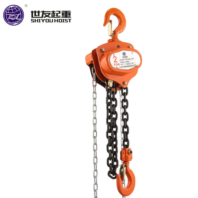 Durable Manual Lifting Construction Chain Block 2 Ton / Hoist Round Type