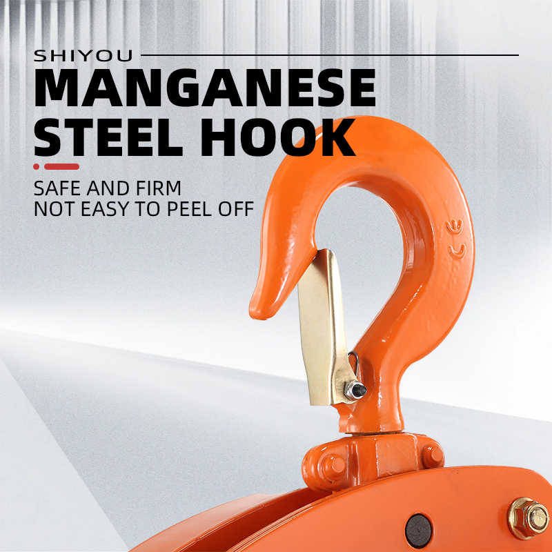 Durable Manual Lifting Construction Chain Block 2 Ton / Hoist Round Type