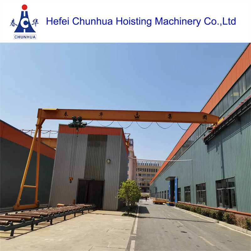 SGS Approved Outdoor Semi Gantry Crane 5-15 Ton for German Industry