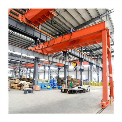 Compact 1 Ton Semi Gantry Crane 220V for US Small Workshops