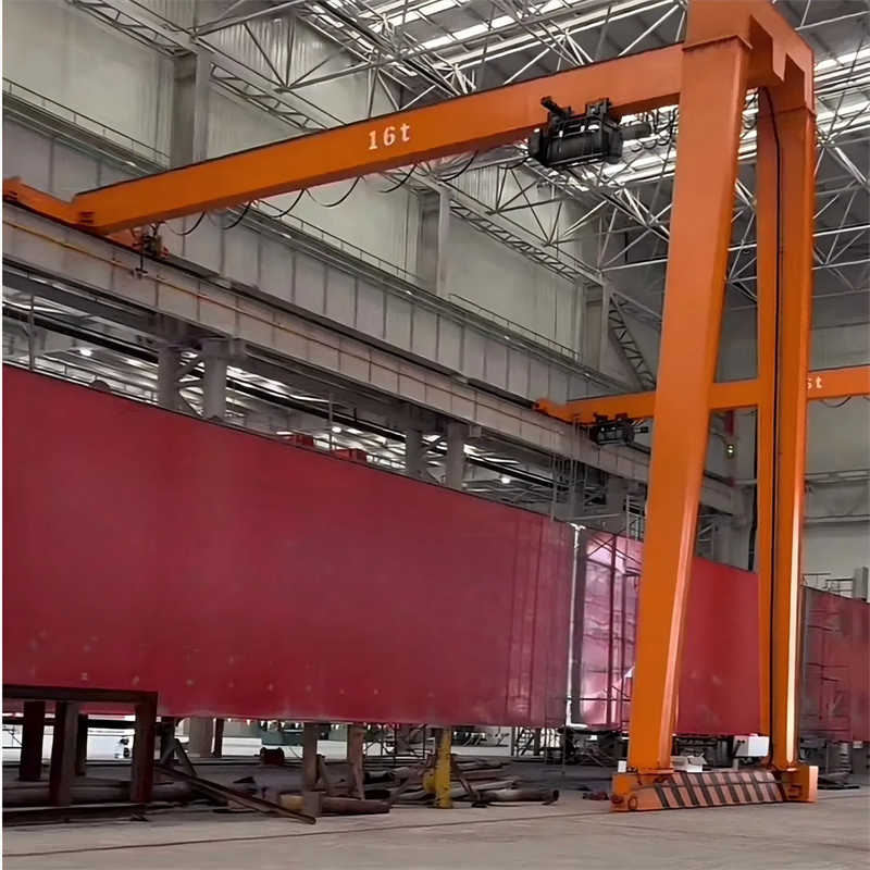 Robust 10 Ton Semi Gantry Crane 380V for Heavy-Duty Construction