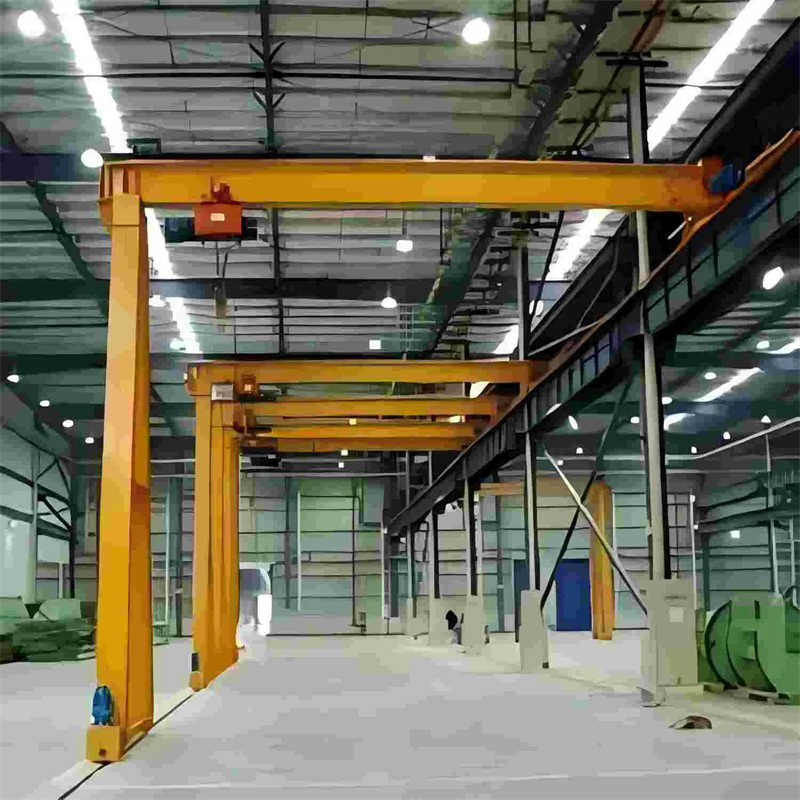 Robust 10 Ton Semi Gantry Crane 380V for Heavy-Duty Construction