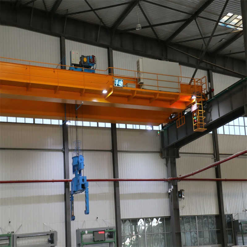 Automated Double Beam Bridge/Overhead Crane for Aluminum Roll Factory