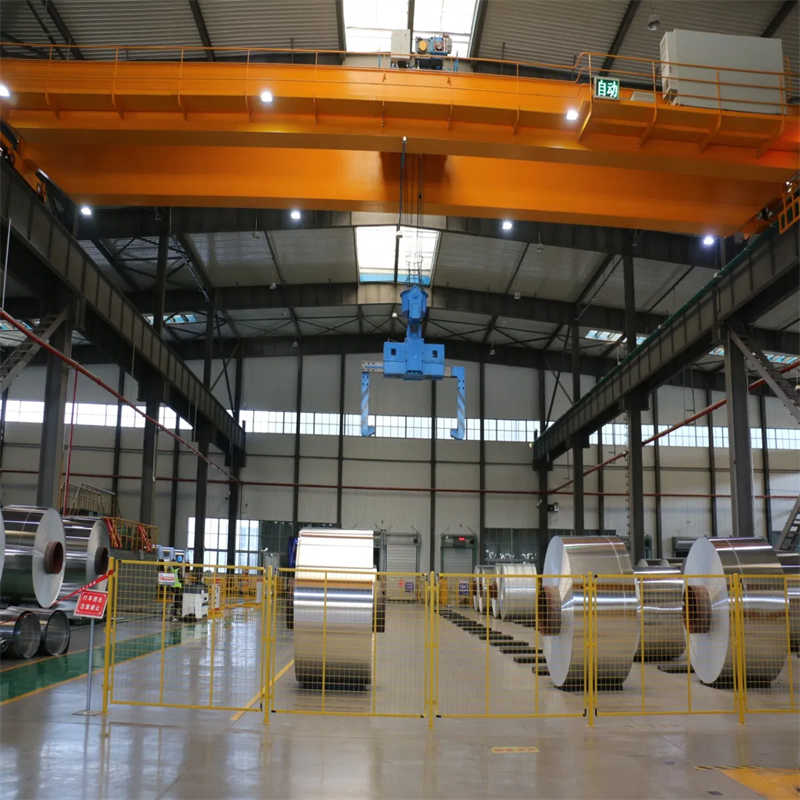 Automated Double Beam Bridge/Overhead Crane for Aluminum Roll Factory