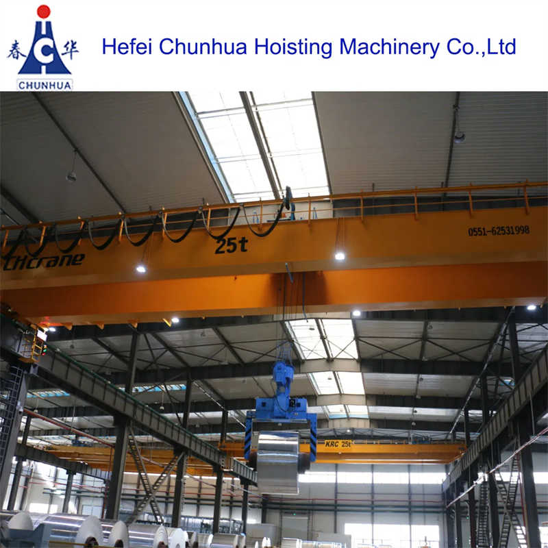 Automated Double Beam Bridge/Overhead Crane for Aluminum Roll Factory