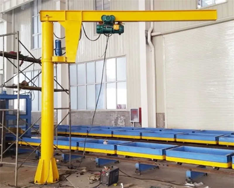 Low Headroom Electric Slewing Jib Crane, 500kg & 360° for Assembly Bay