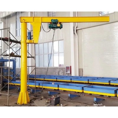 360° Rotating Electric Jib Crane with 800kg Hoist for Automotive Assembly Line