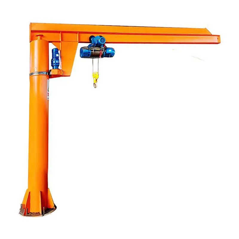 Slewing Jib Crane 200kg Capacity 180° Swing for Loading Dock to Saudi Arabia