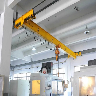 Robust 5 Ton Single Girder Suspension Crane for Low Ceiling Workshop