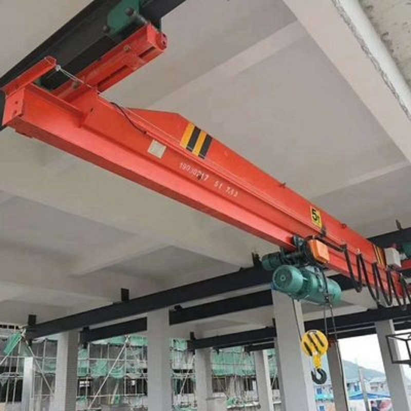 Compact 2 Ton Single Girder Suspension Crane for Tight Spaces in Warehouse