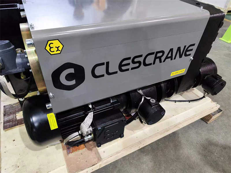 EX-CHU Explosion Proof Crane with Asbestos-Free Brakes & Emergency Stop