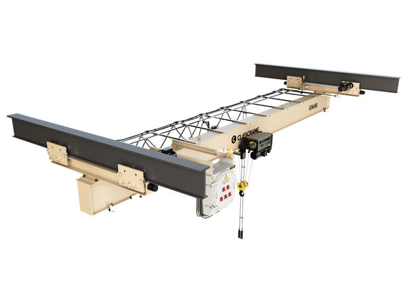 EX-CHU Explosion Proof Crane with Asbestos-Free Brakes & Emergency Stop