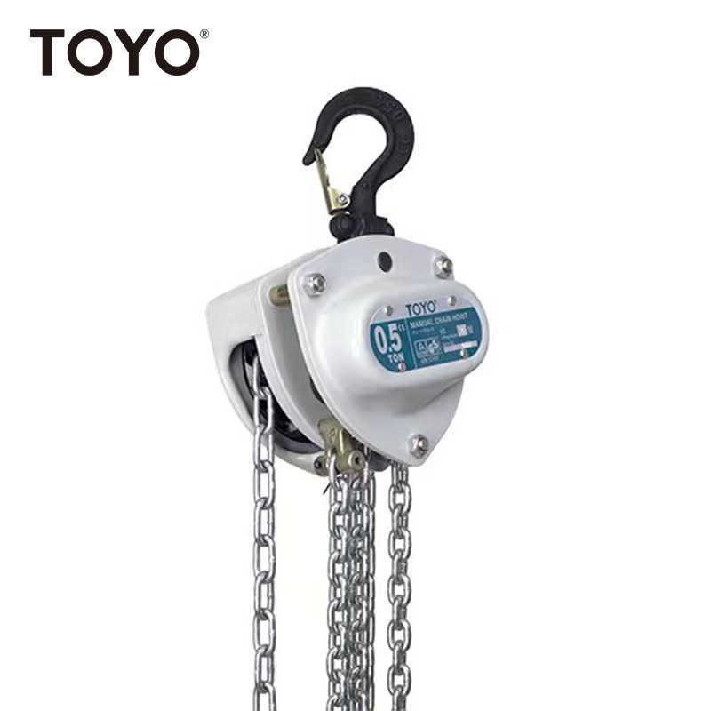 0.5 to 100 Ton Manual Chain Hoist | Heat-Treated Hooks for Maximum Safety