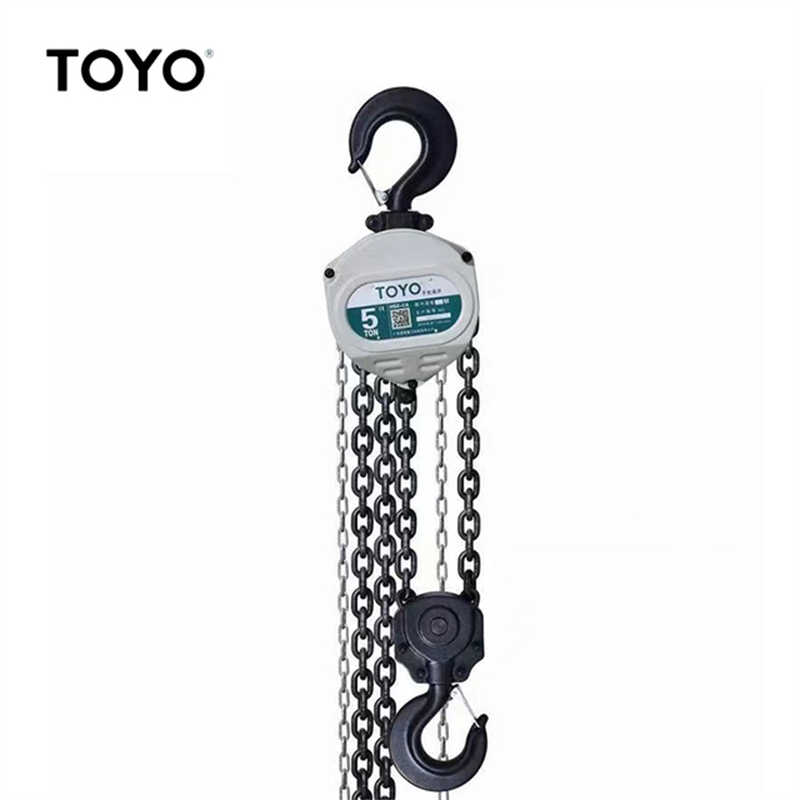 0.5 to 100 Ton Manual Chain Hoist | Heat-Treated Hooks for Maximum Safety