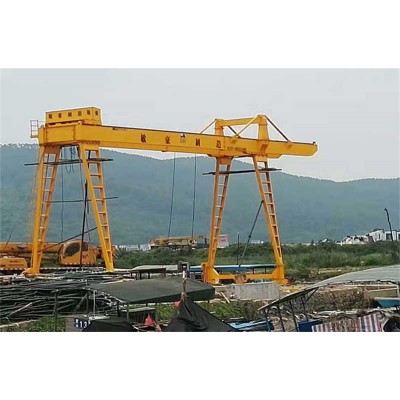 Heavy-Duty 50 Ton Gantry Crane, 22m Span for Steel Fabrication Yard