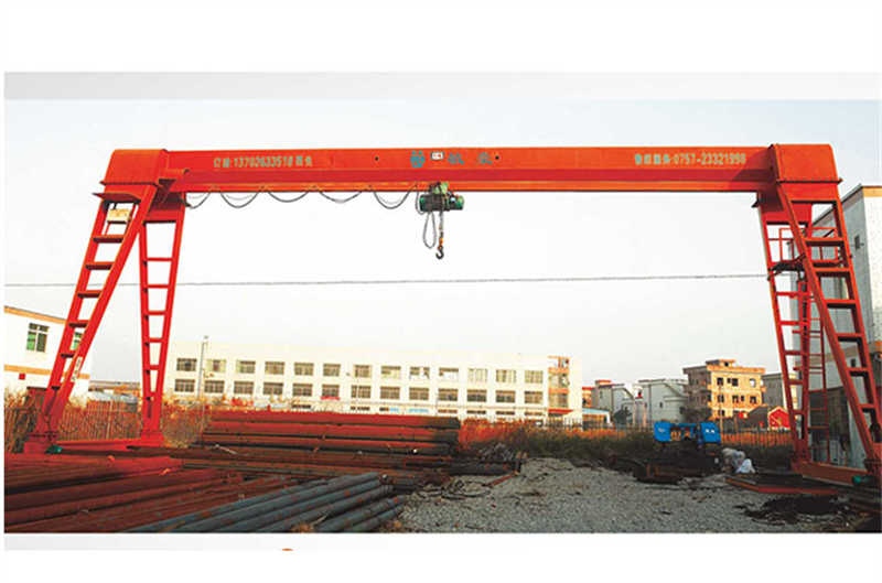 Heavy-Duty 50 Ton Gantry Crane, 22m Span for Steel Fabrication Yard