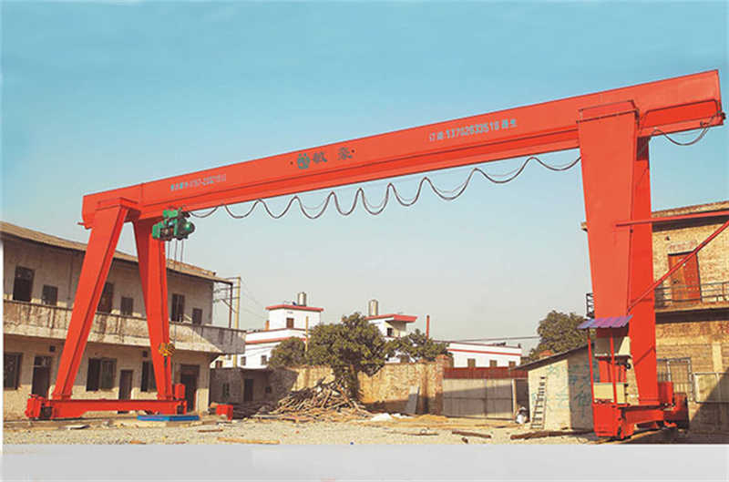 Heavy-Duty 50 Ton Gantry Crane, 22m Span for Steel Fabrication Yard