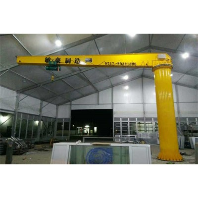 500kg Pillar Jib Crane, 3m Span with 360° Rotation for Machine Servicing