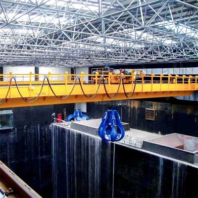 QZ 5 Ton Grab Overhead Crane, 16m Span for Bulk Material Handling