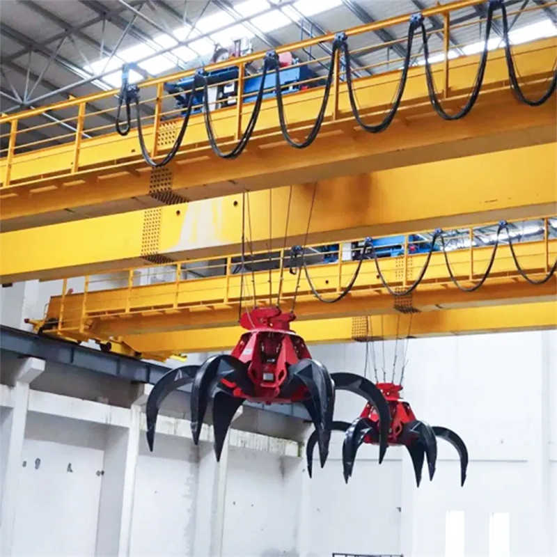 Efficient QZ 16 Ton Grab Crane, 26m Span, A6 Duty for Cement Plant