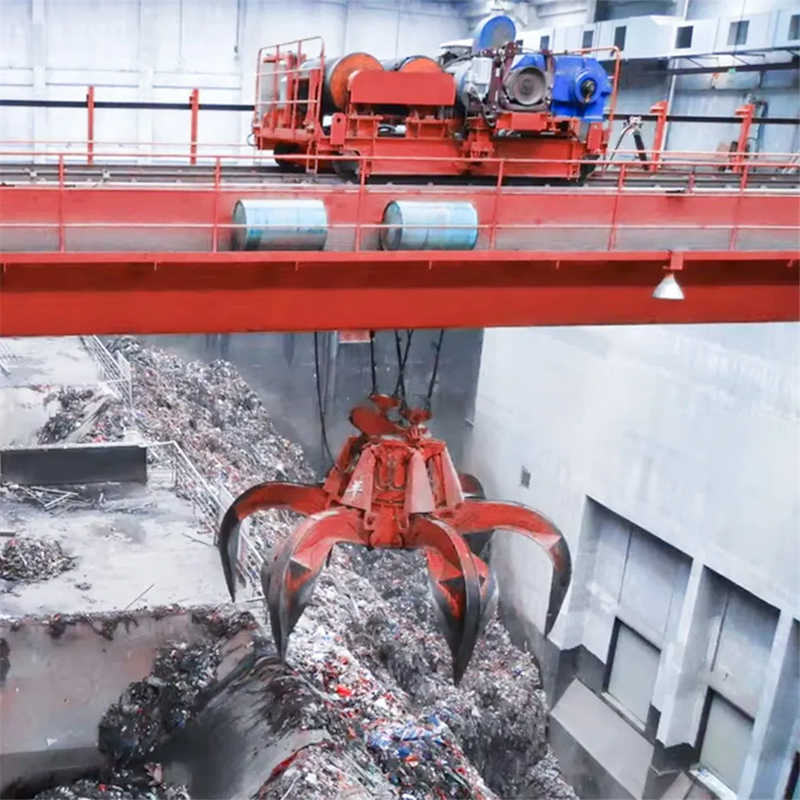 Efficient QZ 16 Ton Grab Crane, 26m Span, A6 Duty for Cement Plant