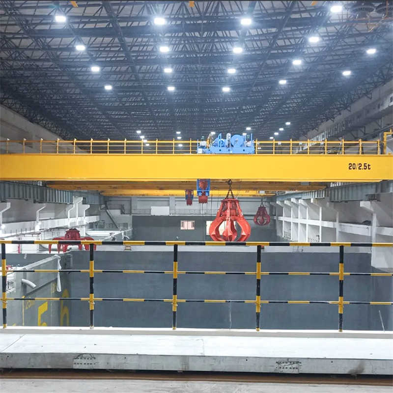 Efficient QZ 16 Ton Grab Crane, 26m Span, A6 Duty for Cement Plant