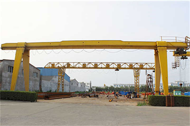 Wide-Span 25 Ton Single Girder Gantry Crane, 30m for Construction Site