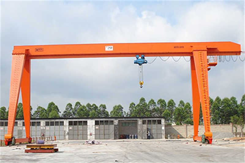 Wide-Span 25 Ton Single Girder Gantry Crane, 30m for Construction Site