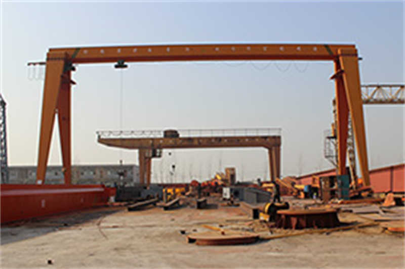 Wide-Span 25 Ton Single Girder Gantry Crane, 30m for Construction Site