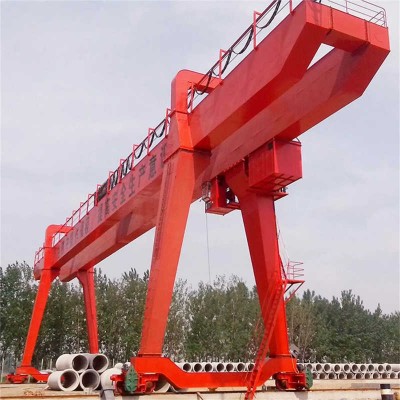 Outdoor Double Girder Gantry Crane, 120 Ton, 32m Span for Steel Logistics