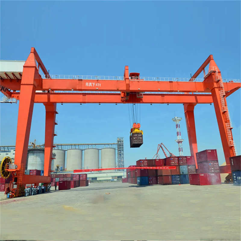 50 Ton Double Girder Gantry Crane, 22m Span, 12m Lifting Height