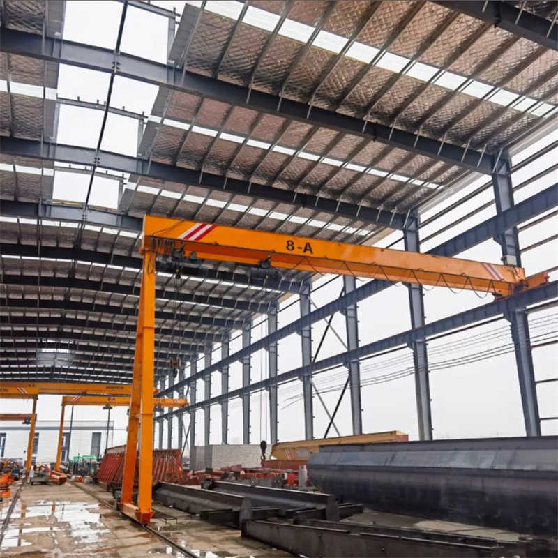 16 Ton Semi Gantry Crane, A5 Work Duty, 20m Span for Industrial Applications