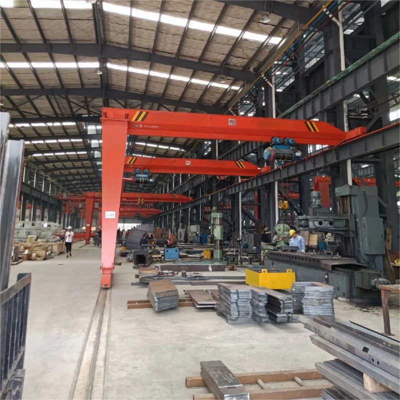 16 Ton Semi Gantry Crane, A5 Work Duty, 20m Span for Industrial Applications