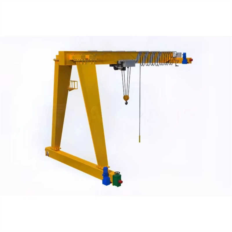 16 Ton Semi Gantry Crane, A5 Work Duty, 20m Span for Industrial Applications