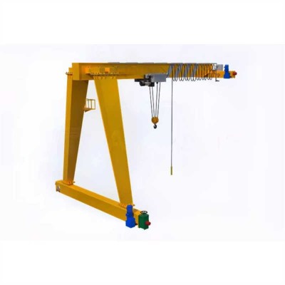 Modular Design Semi Gantry Crane, 12 Ton Capacity, Customizable Spans